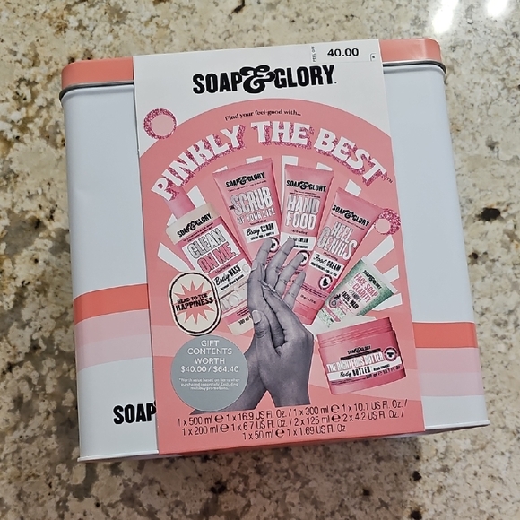 Soap & Glory Pinkly the Best Gift Tin - Picture 1 of 4